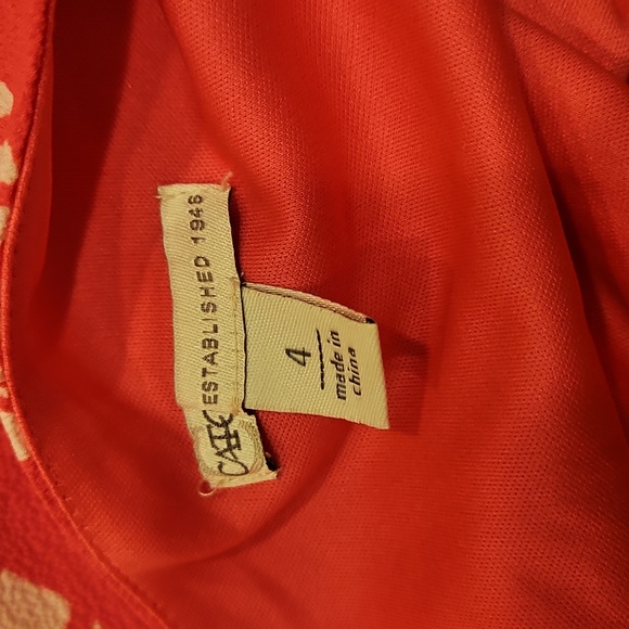 CATO Pink One-Shoulder Dress with Leaf Print - Picture 8 of 10